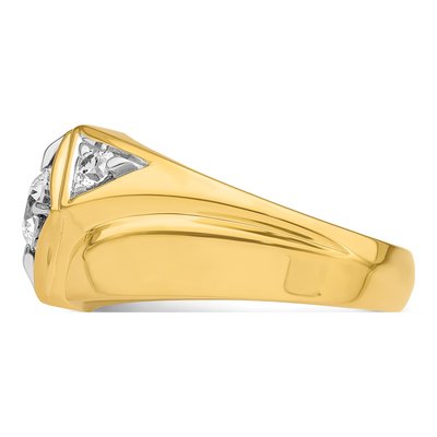 Men's 14K Yellow Gold 7/8 ct tw Lab-Grown Diamond Ring – view 4