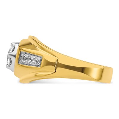 IBGoodman 14K Two-Tone Men's 1 1/5ct Diamond Ring – view 4