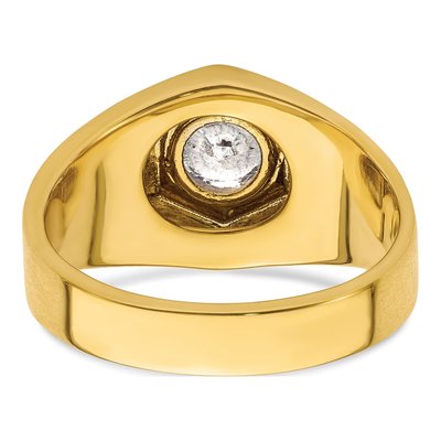 IBGoodman 14K Two-Tone Men's 1 1/5ct Diamond Ring – view 6