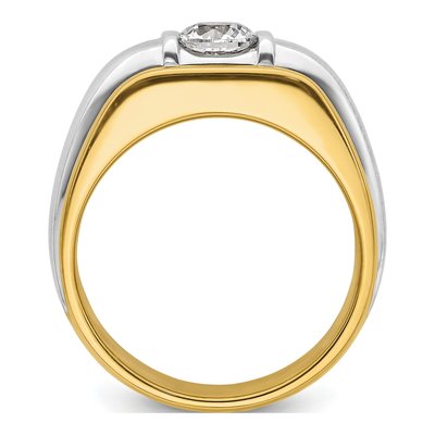Men's 14K Two-Tone Gold 3/4 ct tw Lab-Grown Diamond Ring – view 3