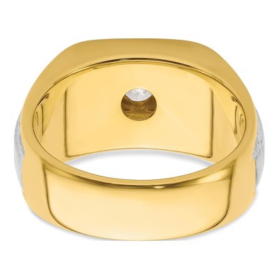 Men's 14K Two-Tone Gold 3/4 ct tw Lab-Grown Diamond Ring – view 6