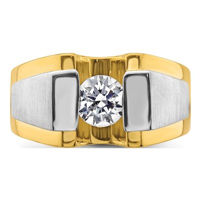 Men's 14K Two-Tone Gold 1 ct tw Lab-Grown Diamond Ring – view 5