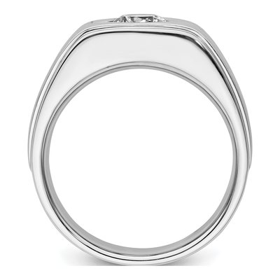 Men's 14K White Gold 1 ct tw Lab-Grown Diamond Ring – view 3