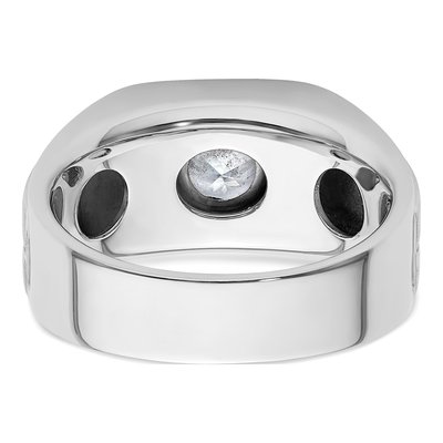 Men's 14K White Gold 1 ct tw Lab-Grown Diamond Ring – view 6