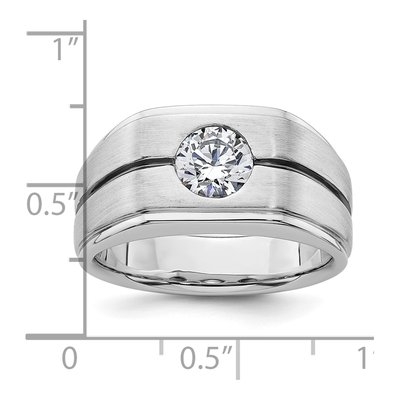 Men's 14K White Gold 1 ct tw Lab-Grown Diamond Ring – view 8