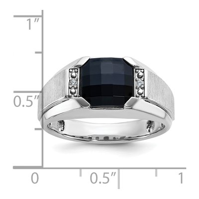Men's 14K White Gold Ring Mounting – view 4