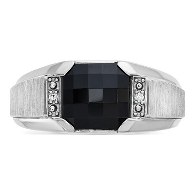 Men's 14K White Gold Ring Mounting – view 7