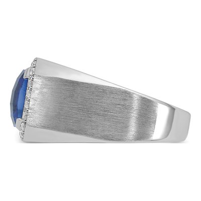 Men's 14K White Gold Diamond Ring Mounting – view 5