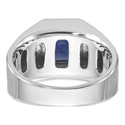 Men's 14K White Gold Diamond Ring Mounting – view 7