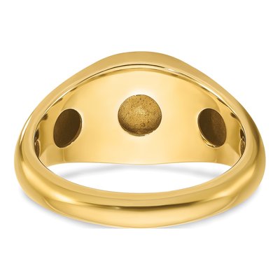 Men's 14K Yellow Gold Ruby Ring Mounting – view 7