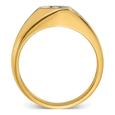 Men's 14K Yellow Gold 1 ct tw Diamond Ring – view 2