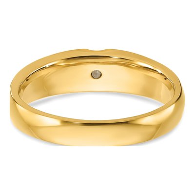 Men's 14K Yellow Gold Diamond Ring Mounting – view 7