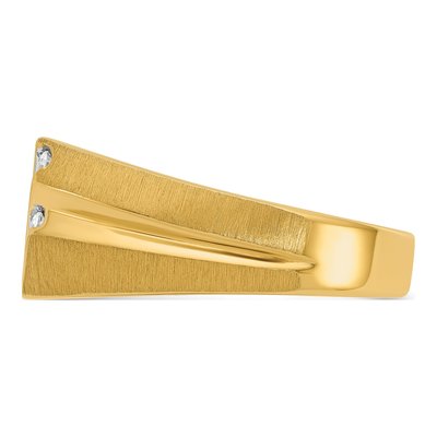 Men's 14K Yellow Gold Diamond Ring Mounting – view 5