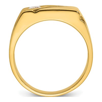 Men's 14K Yellow Gold Diamond Ring Mounting – view 2