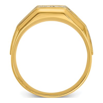 Men's 14K Yellow Gold Diamond Ring Mounting – view 2