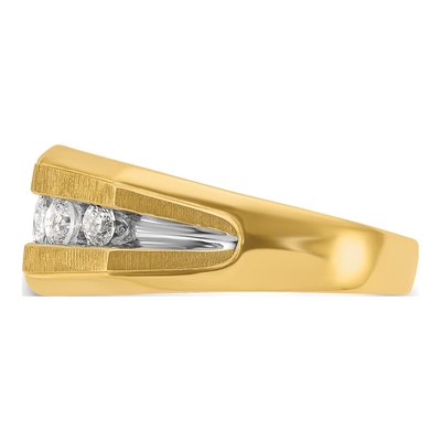 Men's 14K Yellow Gold Diamond Ring Mounting – view 5