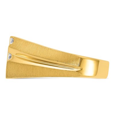 Men's 14K Yellow Gold Diamond Ring Mounting – view 5