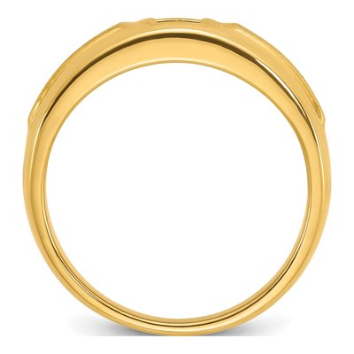 Men's 14K Yellow Gold Diamond Ring Mounting – view 2