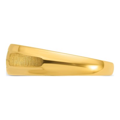 Men's 14K Yellow Gold Diamond Ring Mounting – view 5
