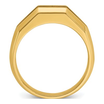 Men's 14K Yellow Gold Diamond Ring Mounting – view 2