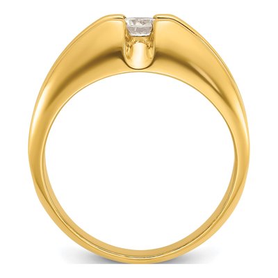 Men's 14K Yellow Gold Diamond Ring Mounting – view 2