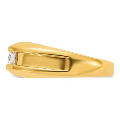 Men's 14K Yellow Gold Diamond Ring Mounting – view 5