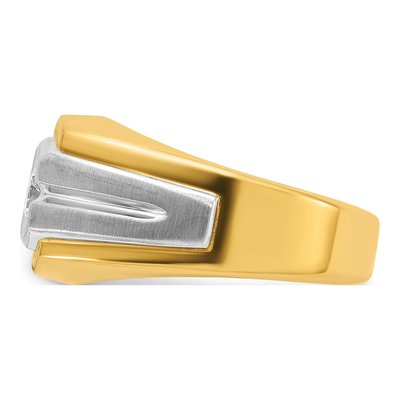 Men's 14K Two-Tone Gold 1/3 ct tw Diamond Ring – view 5