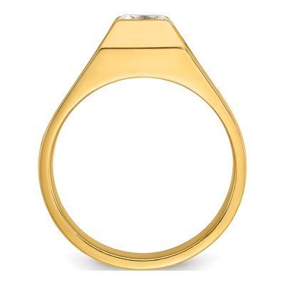Men's 14K Yellow Gold 1 ct tw Lab-Grown Diamond Ring – view 2