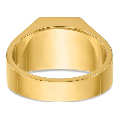 Men's 14K Yellow Gold 1 ct tw Lab-Grown Diamond Ring – view 5