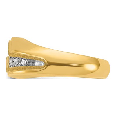 Men's 14K Yellow Gold Diamond Ring Mounting – view 5
