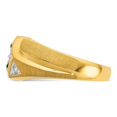 Men's 14K Yellow Gold Diamond Ring Mounting – view 5
