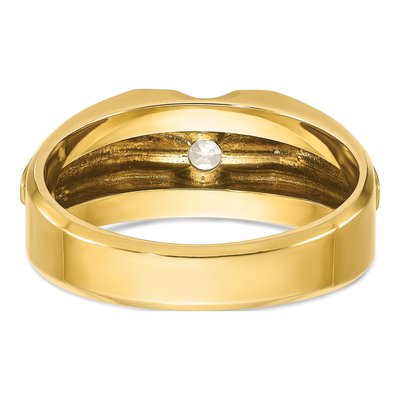 Men's 14K Two-Tone Gold Diamond Ring Mounting – view 8