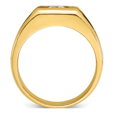 Men's 14K Two-Tone Gold Diamond Ring Mounting – view 2