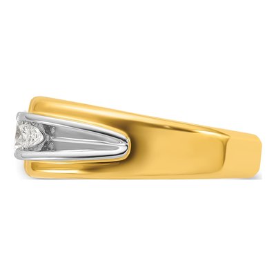 Men's 14K Two-Tone Gold Diamond Ring Mounting – view 5