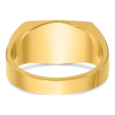 Men's 14K Yellow Gold Diamond Ring Mounting – view 7