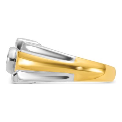 Men's 14K Two-Tone Gold Diamond Ring Mounting – view 5