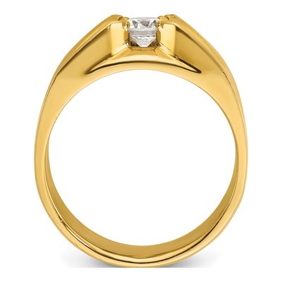 Men's 14K Yellow Gold Diamond Ring Mounting – view 2