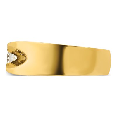 Men's 14K Yellow Gold Diamond Ring Mounting – view 5