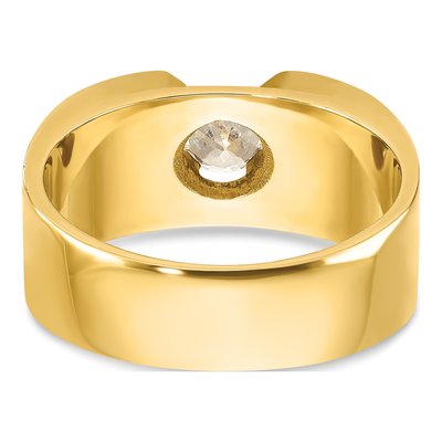 Men's 14K Yellow Gold Diamond Ring Mounting – view 7