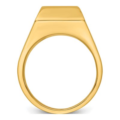 Men's 14K Yellow Gold Diamond Ring Mounting – view 2