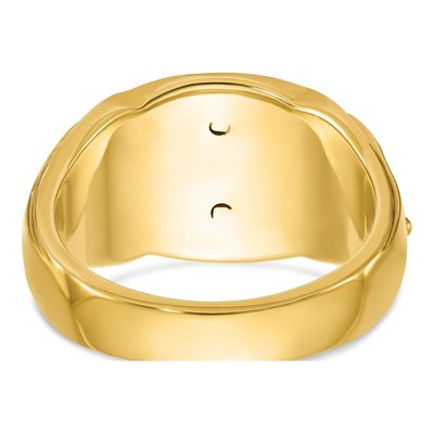 Men's 10K Two-Tone Gold Past Master Masonic Ring – view 7