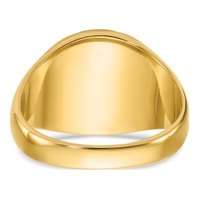 Men's 10K Yellow Gold Masonic Master Ring Mounting – view 7