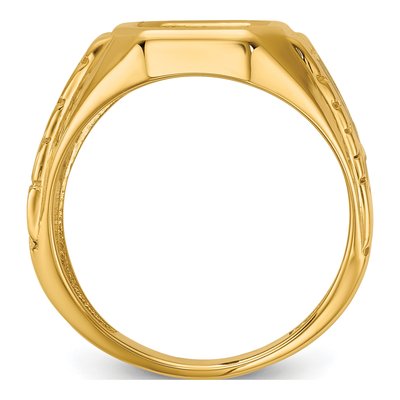 Men's 10K Yellow Gold Masonic Blue Lodge Master Ring Mounting – view 2