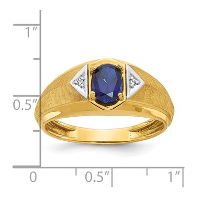 Men's 10K Yellow Gold Fancy Ring Mounting – view 3