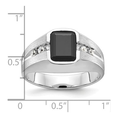 Men's 14K White Gold Ring Mounting – view 3