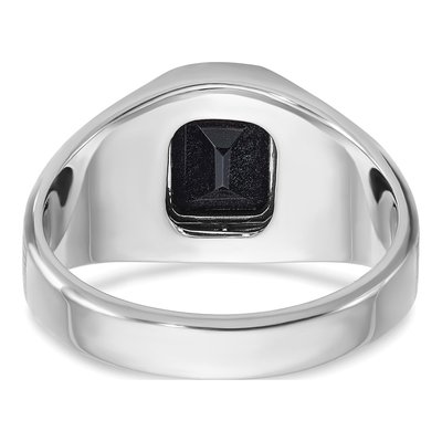 Men's 14K White Gold Ring Mounting – view 7