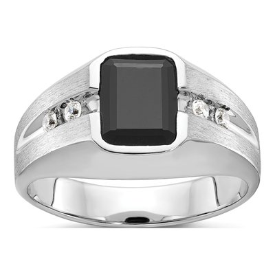 Men's 14K White Gold Ring Mounting