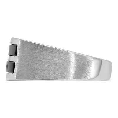 Men's 14K White Gold Onyx Ring – view 5