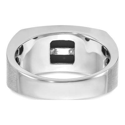 Men's 14K White Gold Onyx Ring – view 7