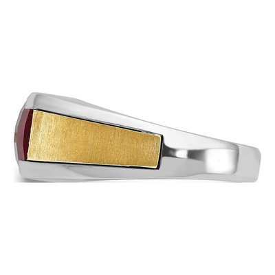 Men's 14K Two-Tone Gold Diamond Ring Mounting – view 5